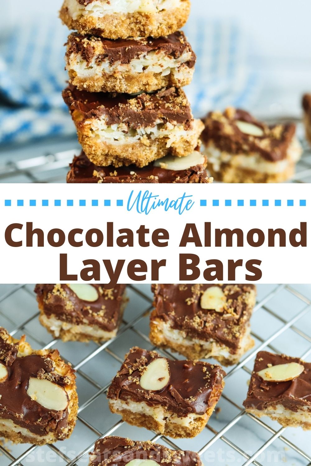 The Ultimate Chocolate Almond Layer Bars