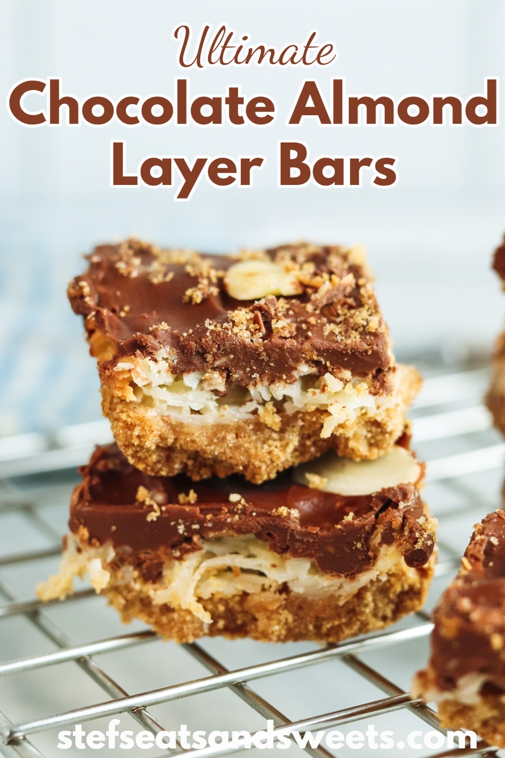 How to make chocolate almond layer bars 