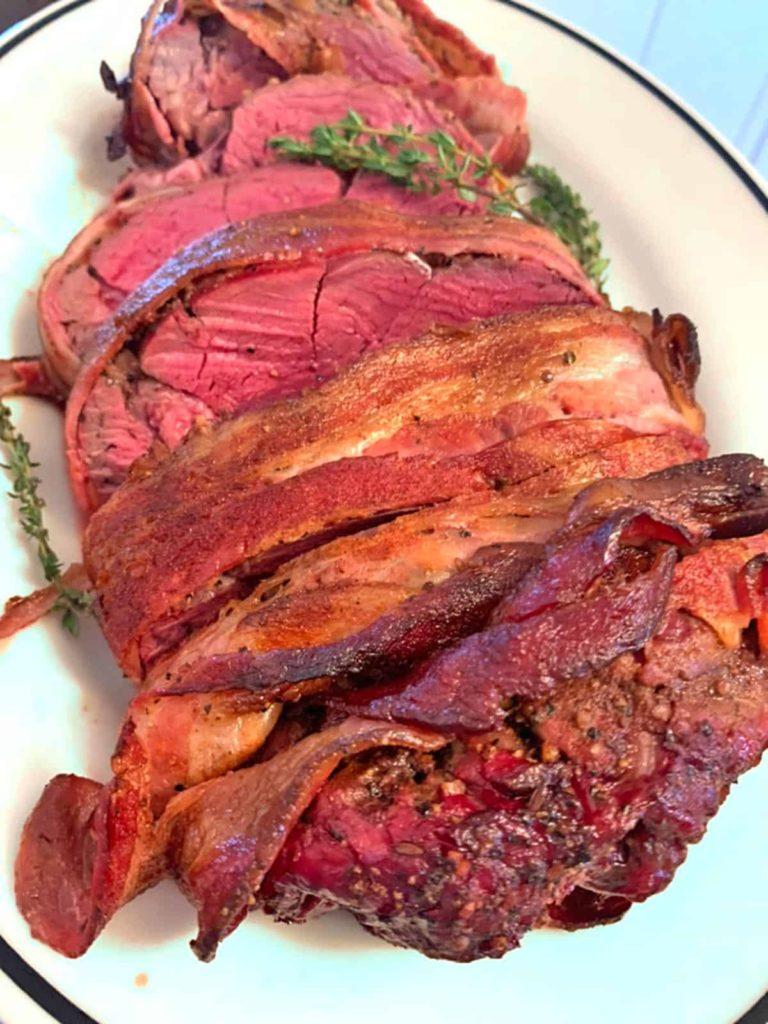 The Best Bacon Wrapped Smoked Beef Tenderloin