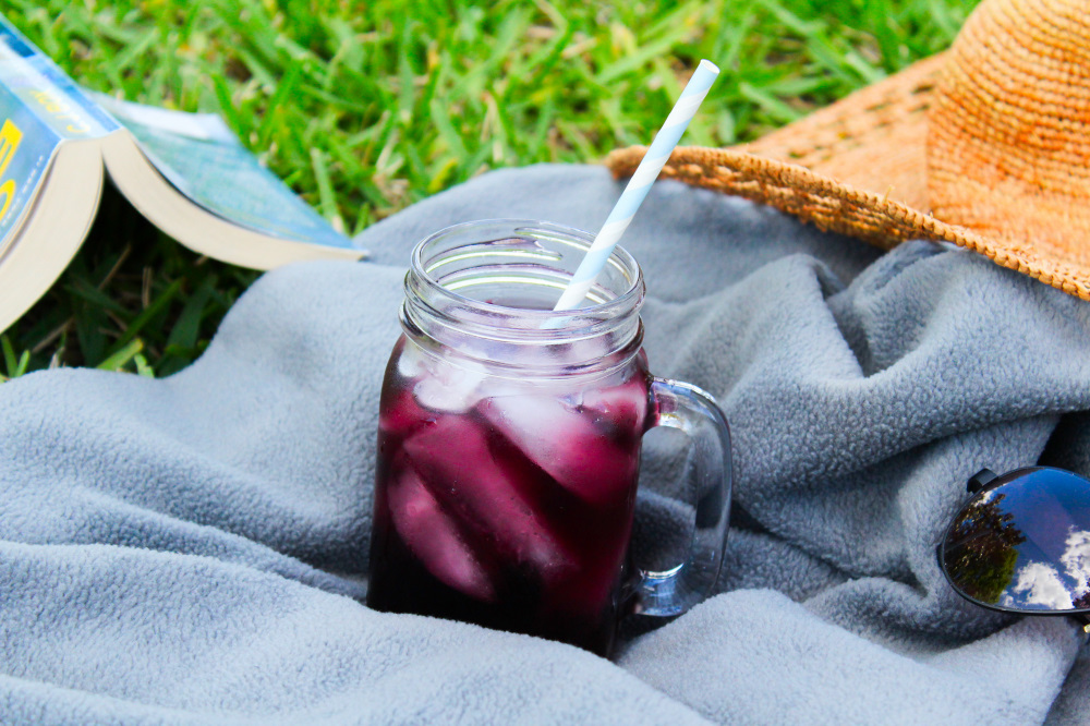 Purple Summer Cocktail