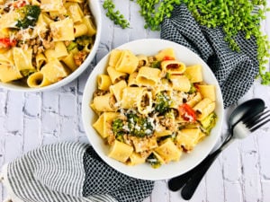 Cherry Tomato and Italian Sausage Pasta