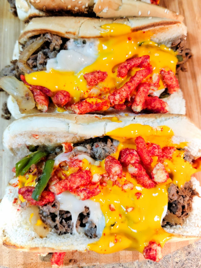 How to make Flamin Hot Philly Cheesesteaks
