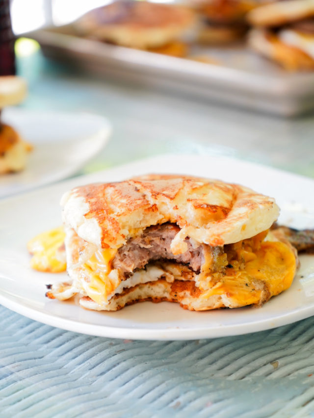 McGriddles breakfast sandwich