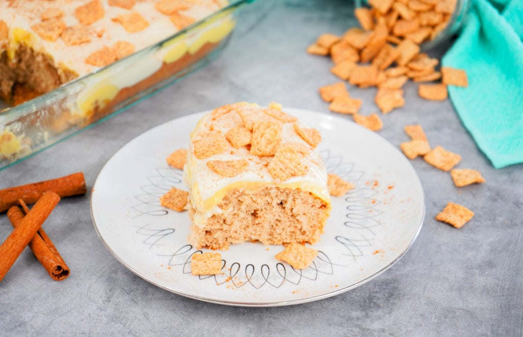 Easy Cinnamon Toast Crunch Poke Cake Stef's Eats and Sweets