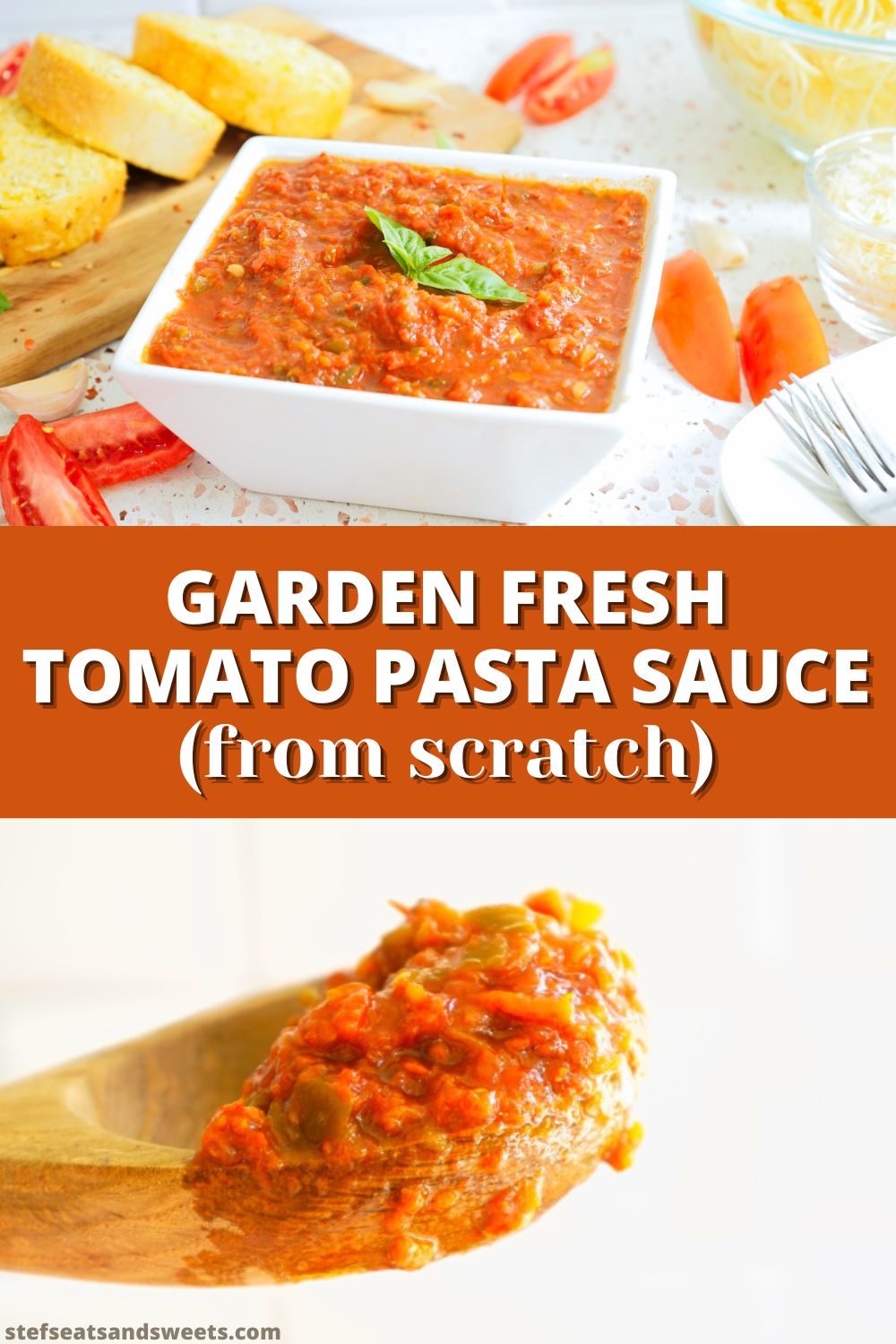 Easy homemade tomato pasta sauce 