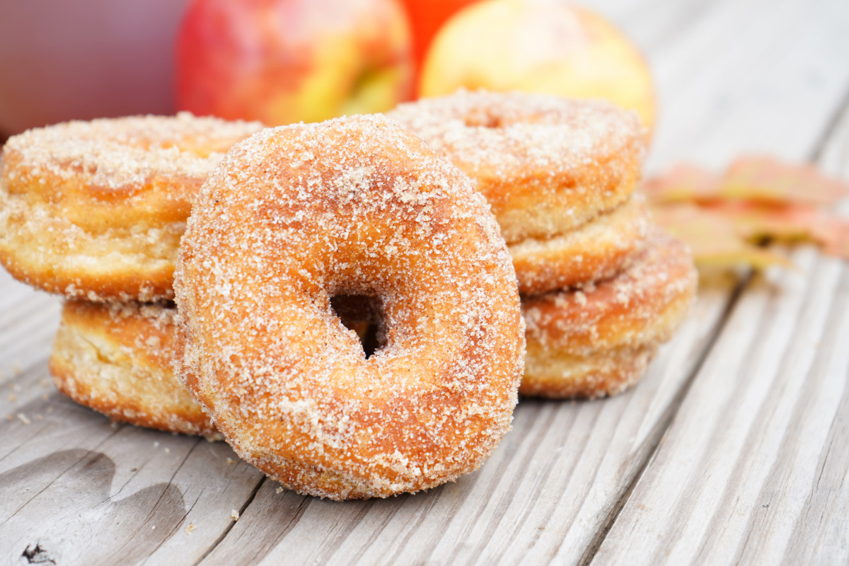 Homemade Apple Pie Spice Campfire Donuts 