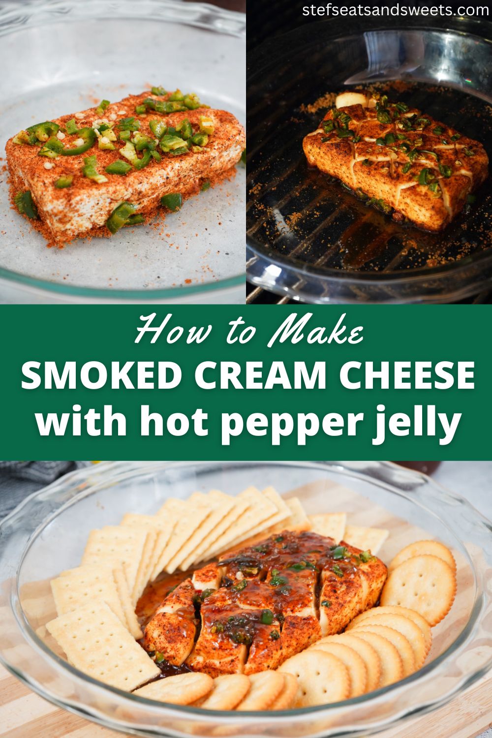 How to make smoked cream cheese with hot pepper jelly