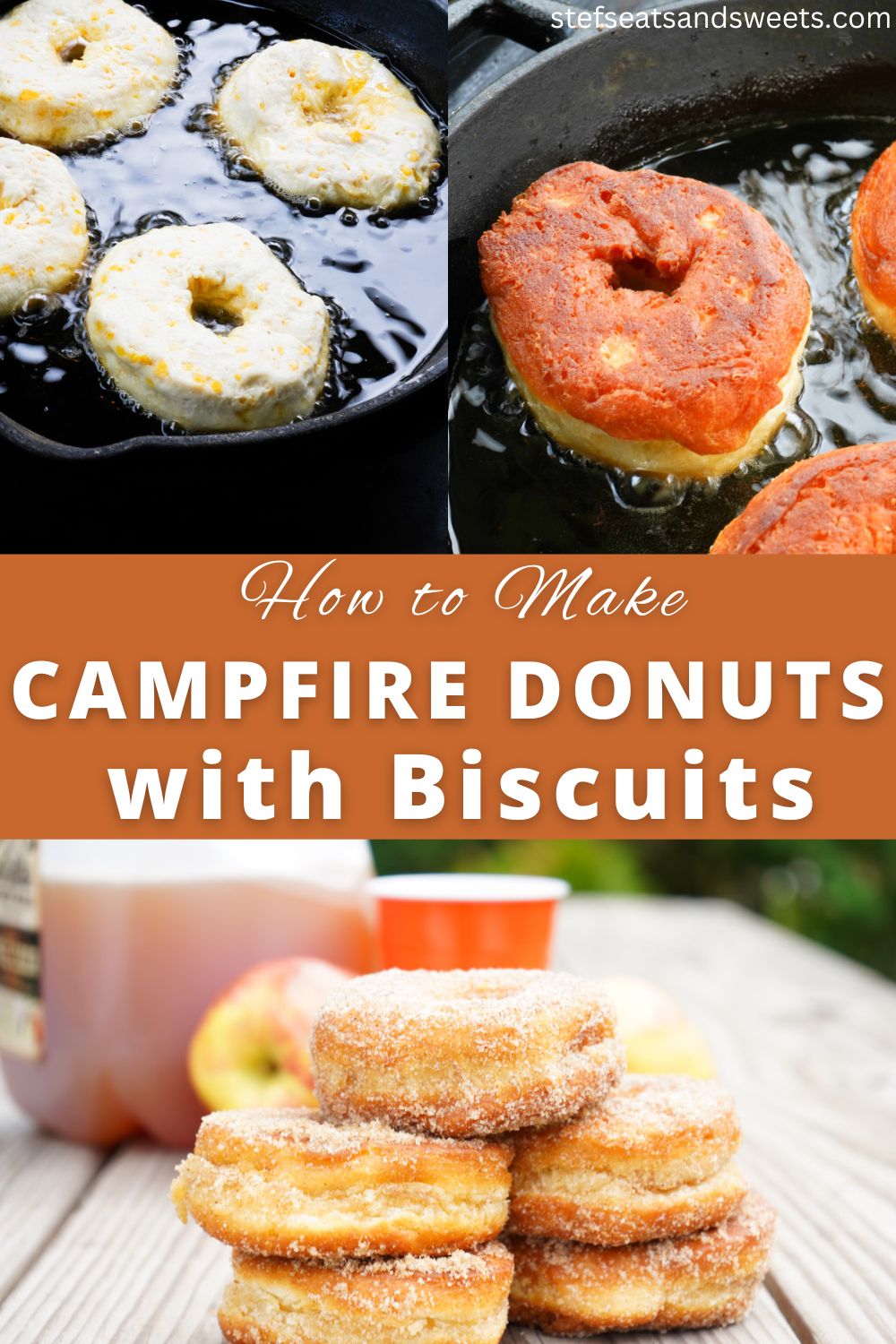 how to make campfire donuts with biscuits pin