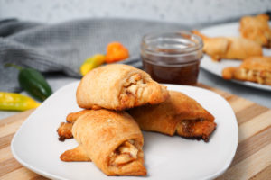 Hot pepper jelly crescent rolls