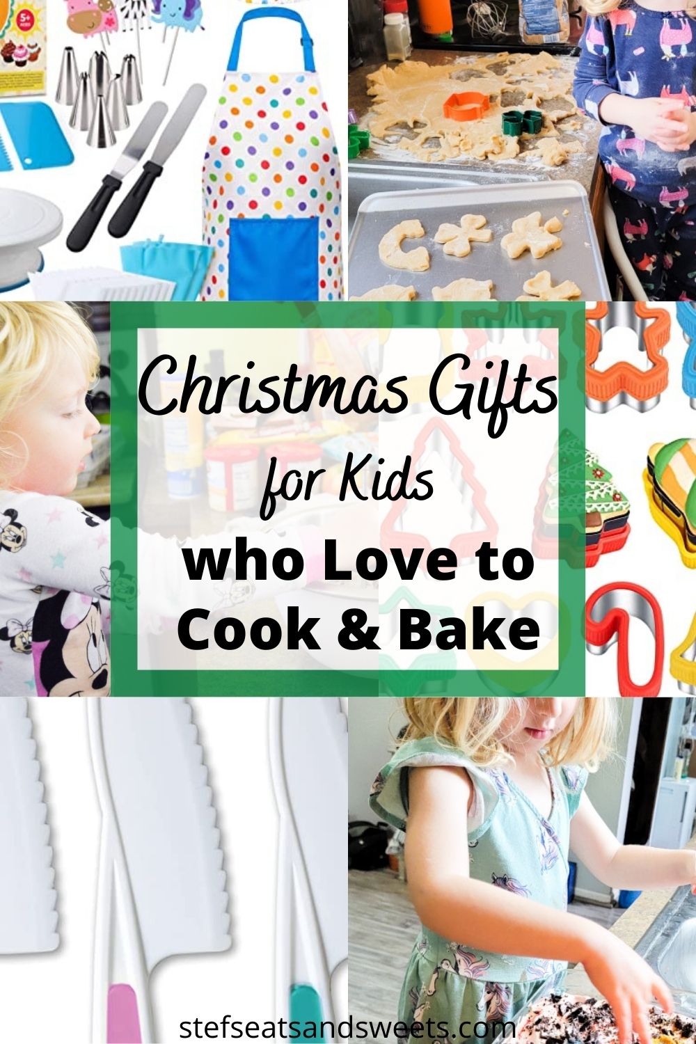 Christmas Gift Personalised Christmas Kids Baking Personalised Baking Set  Personalized Baking Kit Cooking Set Kids Christmas Gift 