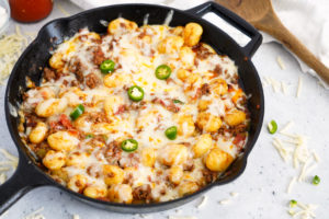 Easy Taco Gnocchi Skillet