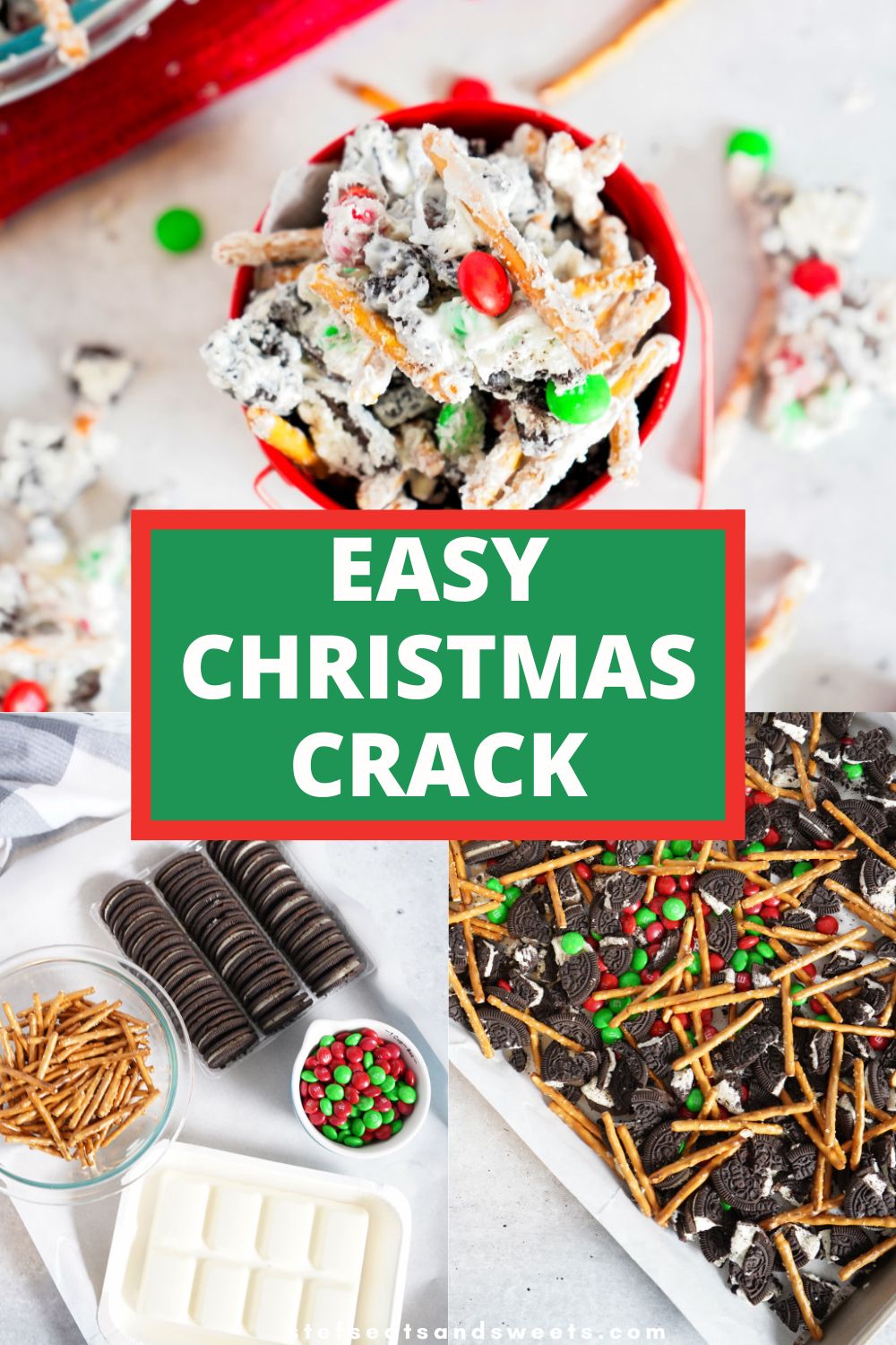 easy christmas crack collage