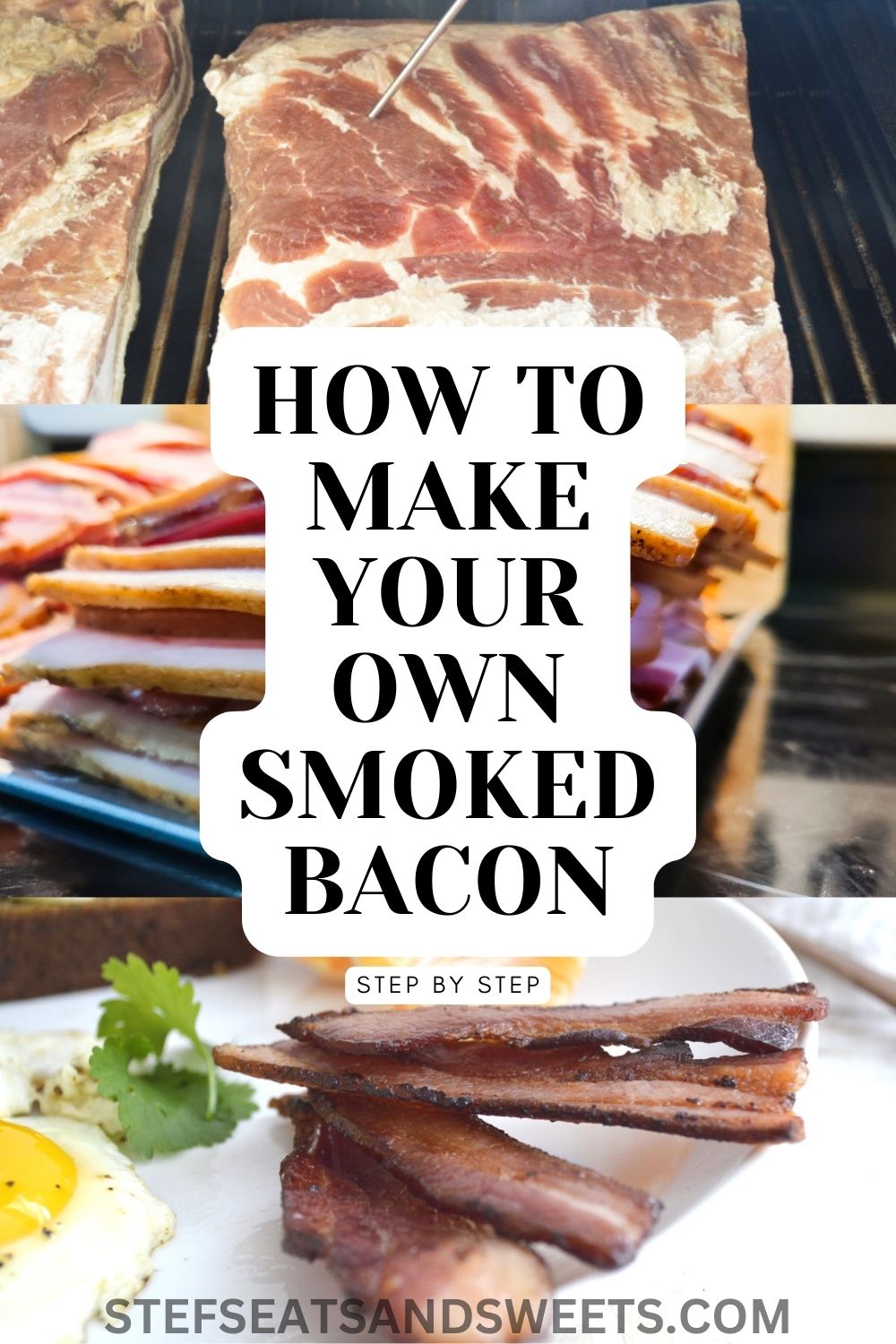 How to make smoked bacon collage