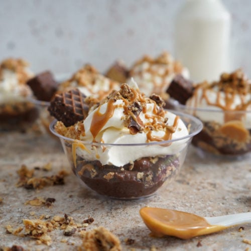 Peanut Butter Chocolate Parfaits Stef's Eats and Sweets