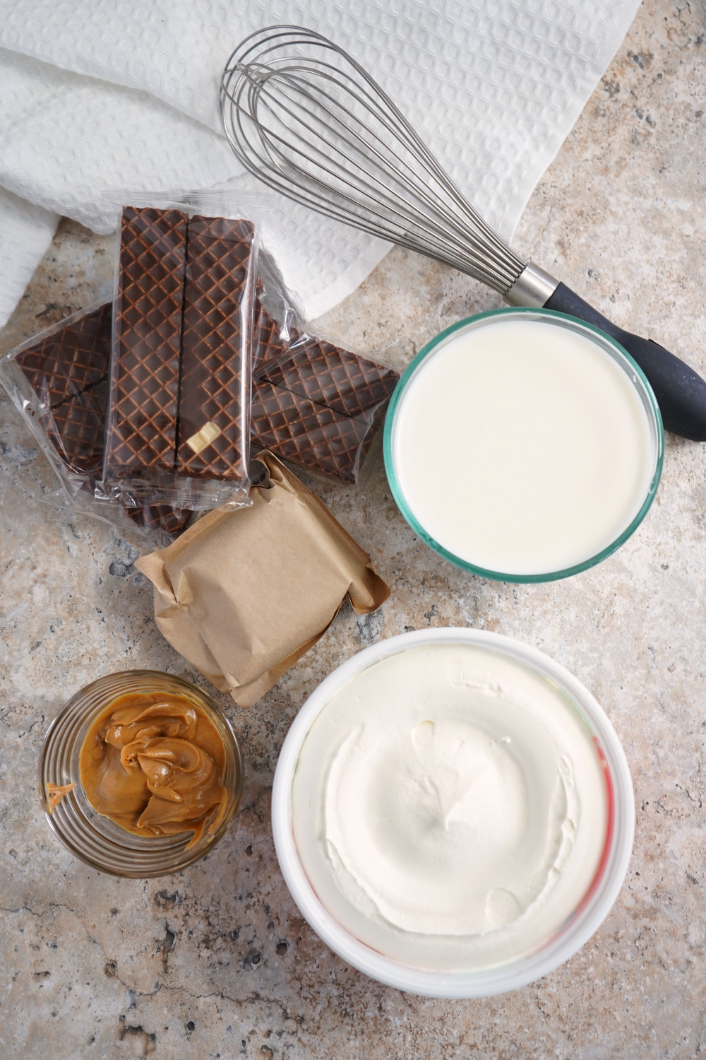 Peanut Butter and Chocolate Parfait Ingredients