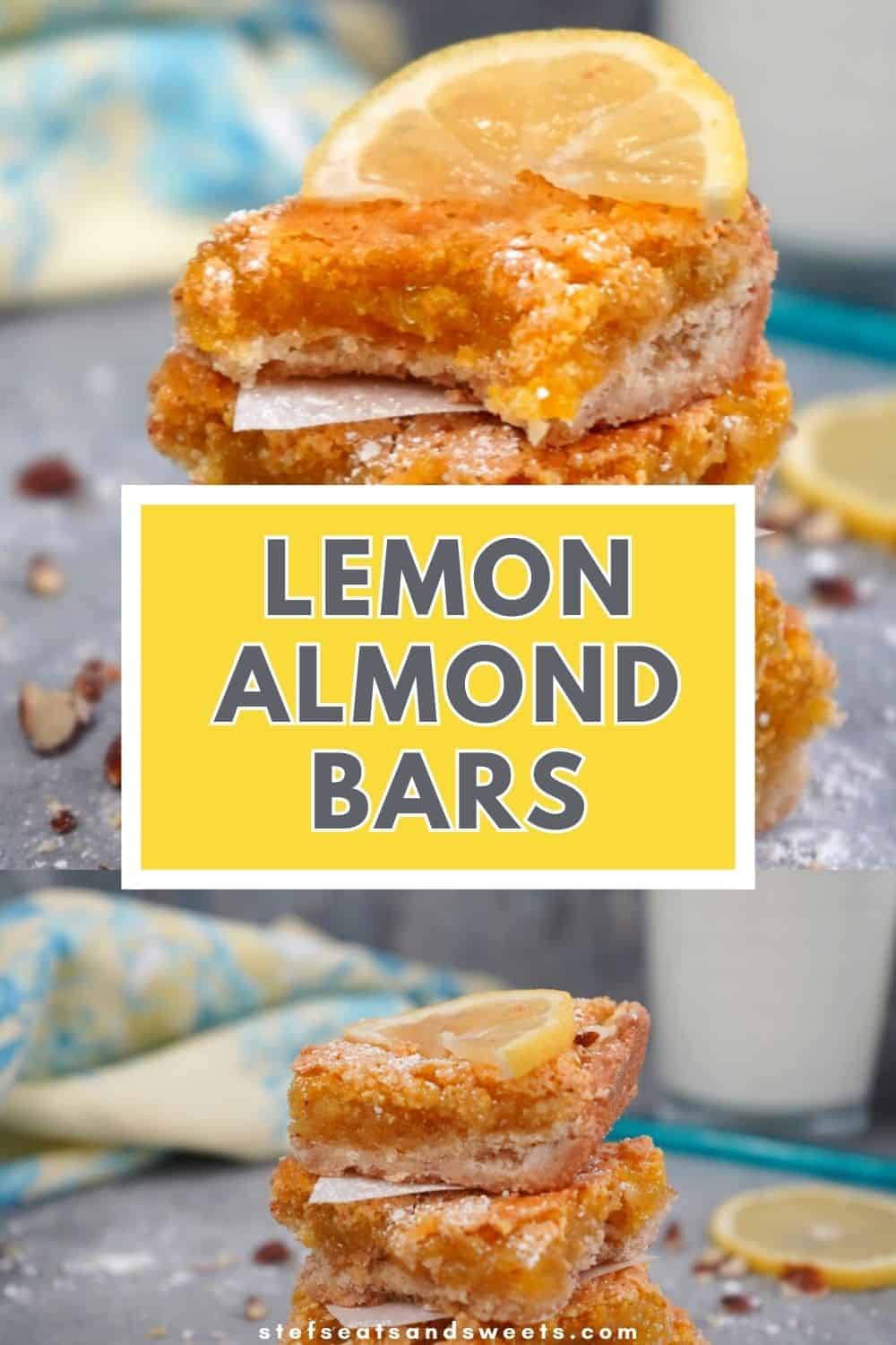 Lemon Almond Bars Collage
