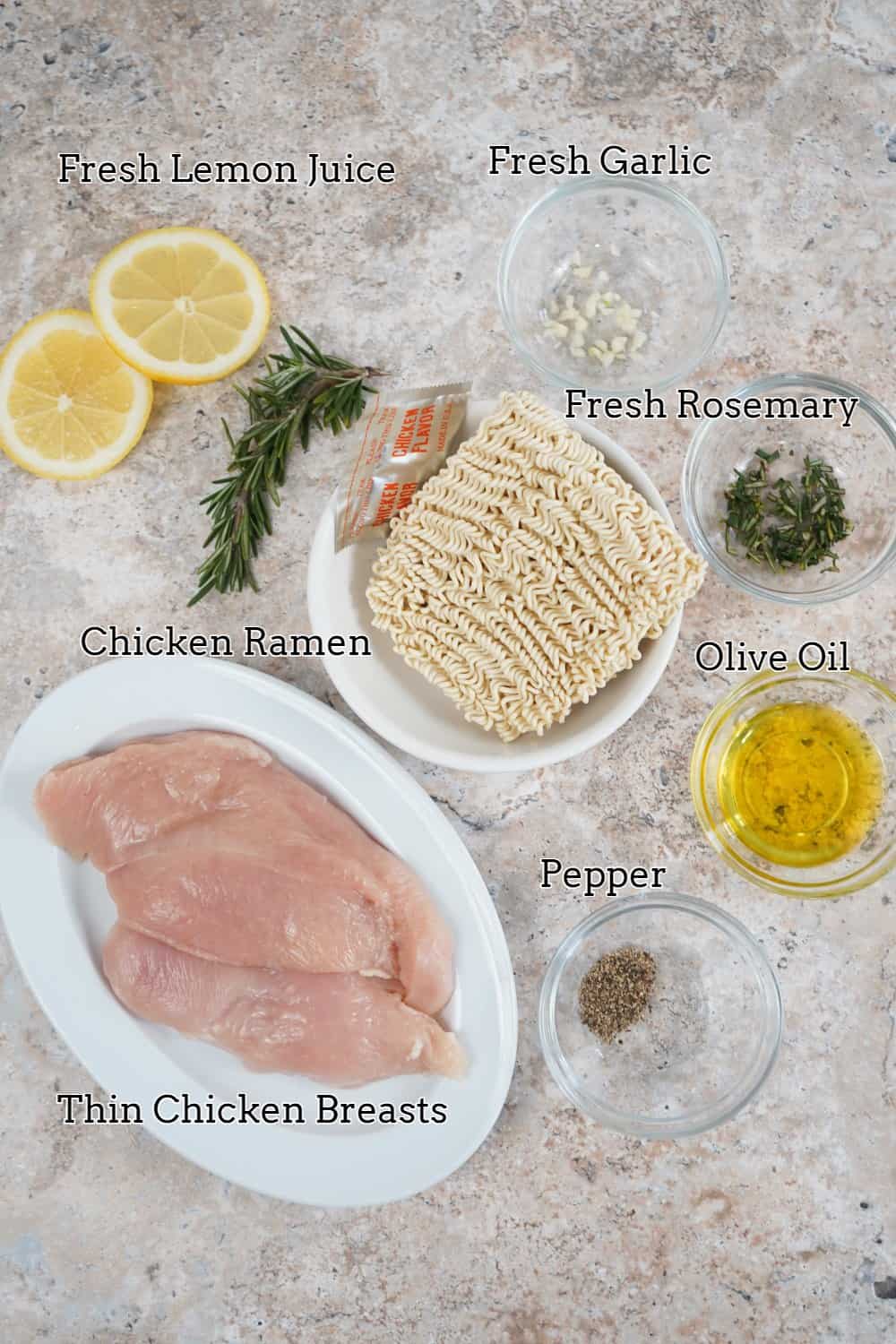 Lemon Rosemary Chicken Ingredients