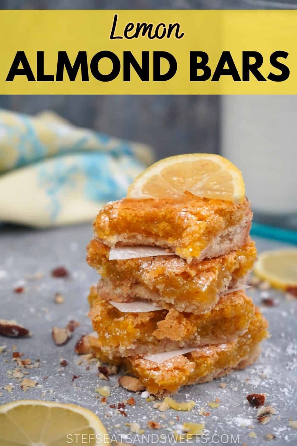lemon almond bars with text