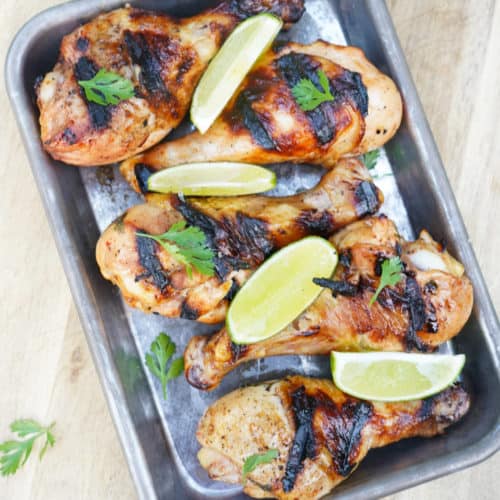 Juicy Tequila Lime Grilled Chicken Drumsticks Stef's Eats and Sweets