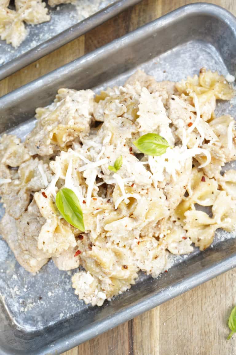 Blackstone Creamy Italian Chicken Pasta Stef's Eats and Sweets