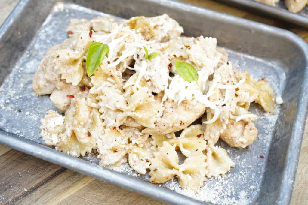 Blackstone Creamy Italian Chicken Pasta Stef's Eats and Sweets