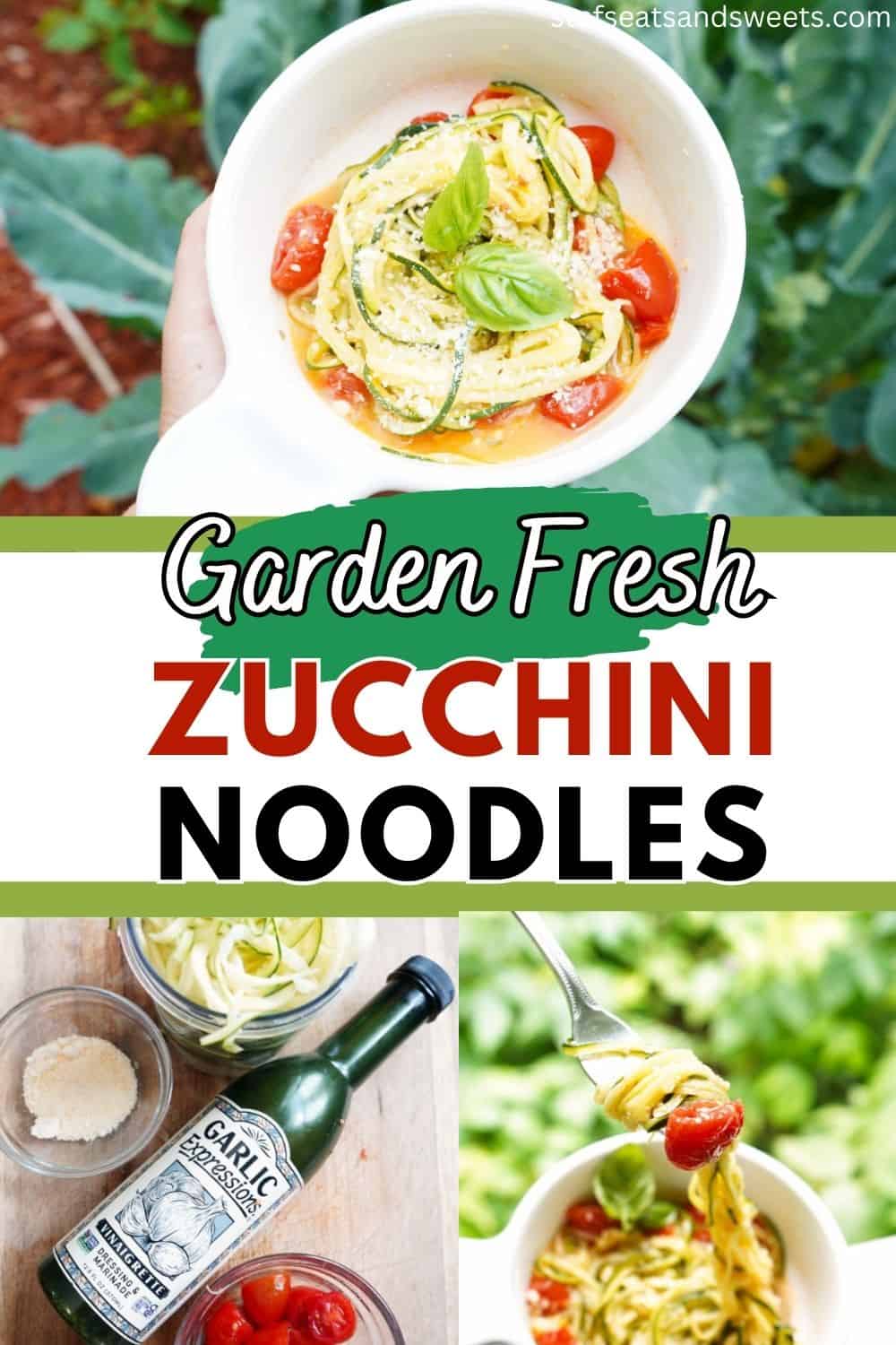 Zucchini Noodles collage
