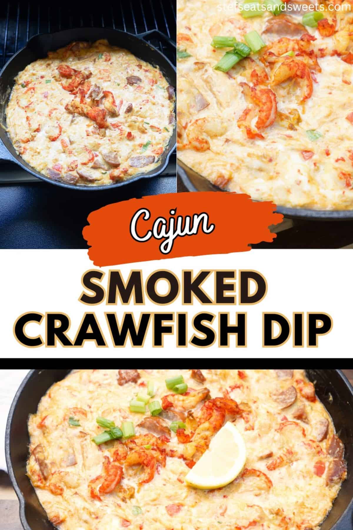 Smoked crawfish dip Collage 