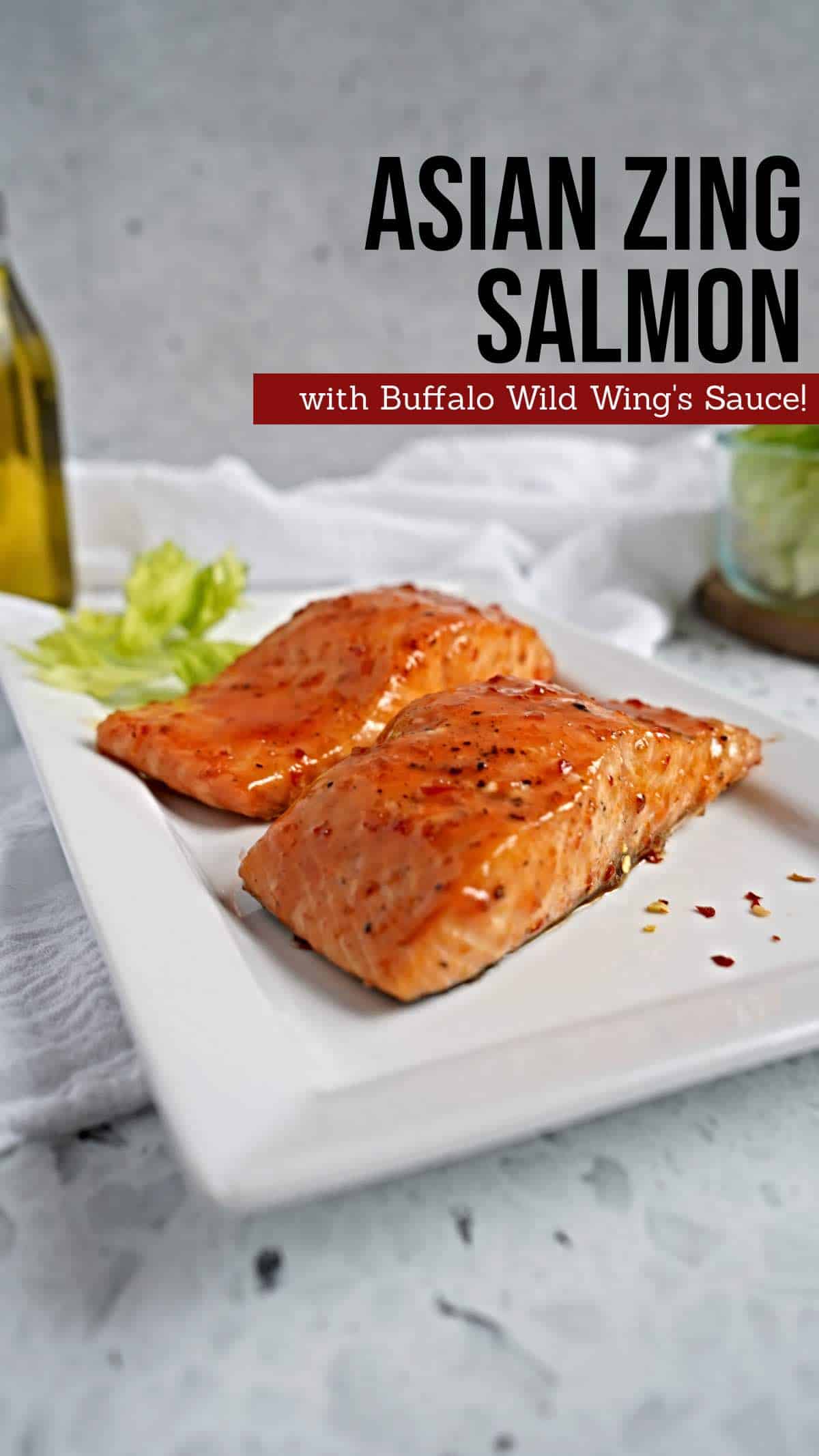 Baked Asian Salmon vertical with text