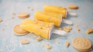Lemon Cookie Pudding Pops