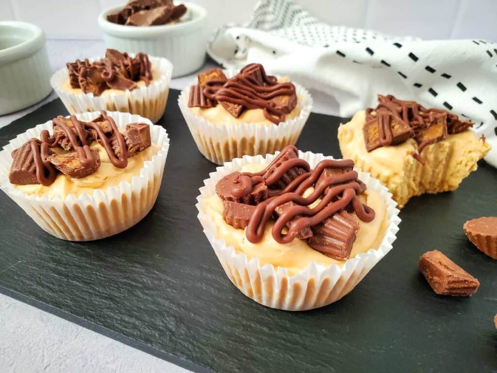 Mini Peanut Butter Cheesecakes