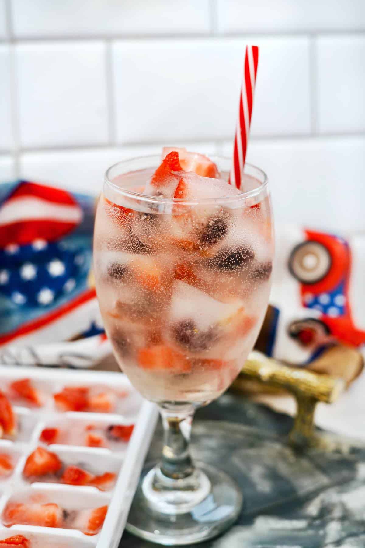 Red white and blue cocktail ideas