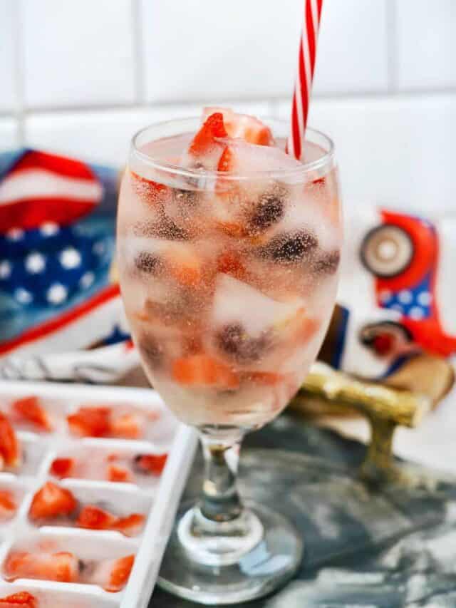 Red white and blue cocktail ideas