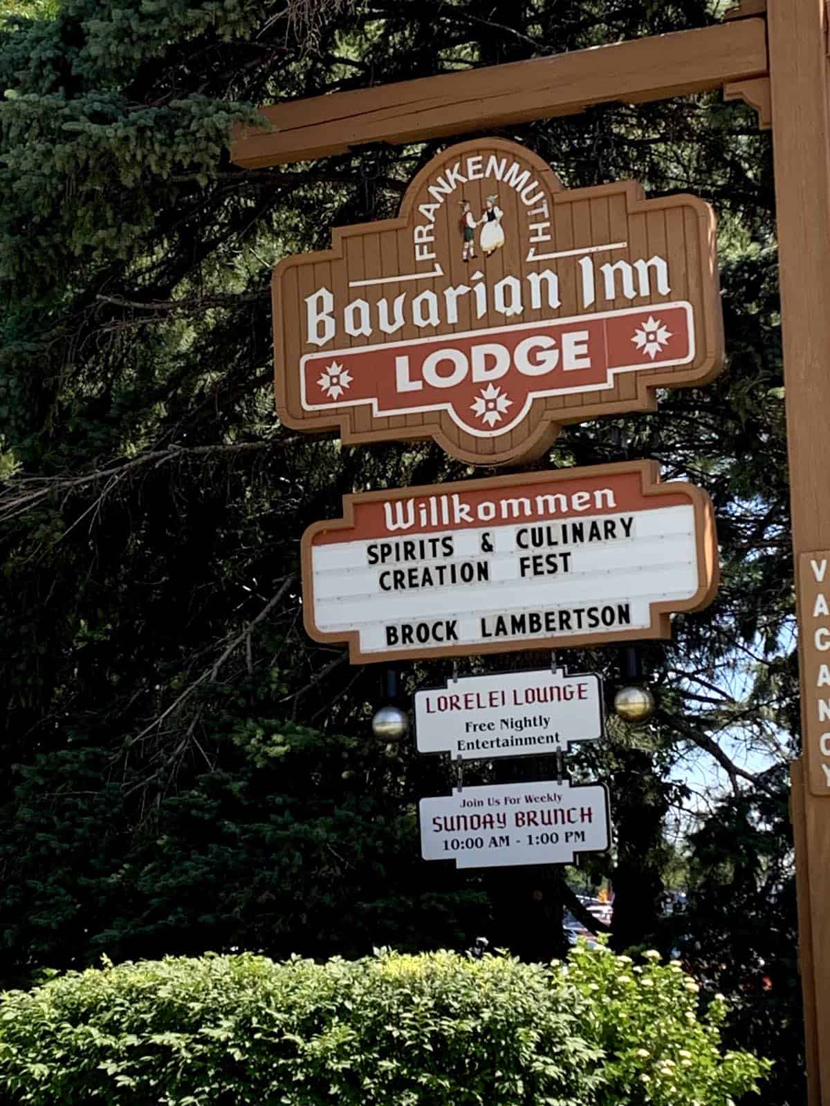 Bavarian Inn Sign