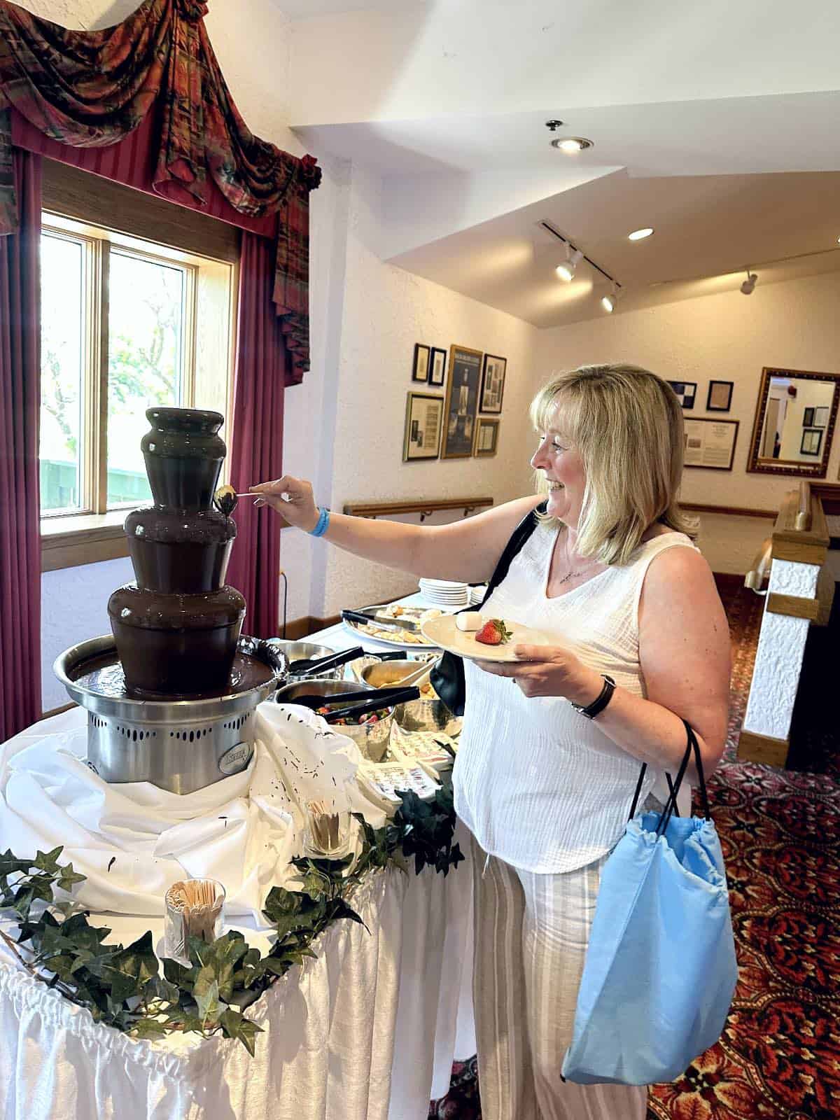 chocolate fountain