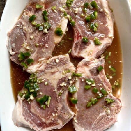 pork chops in citrus ale marinade