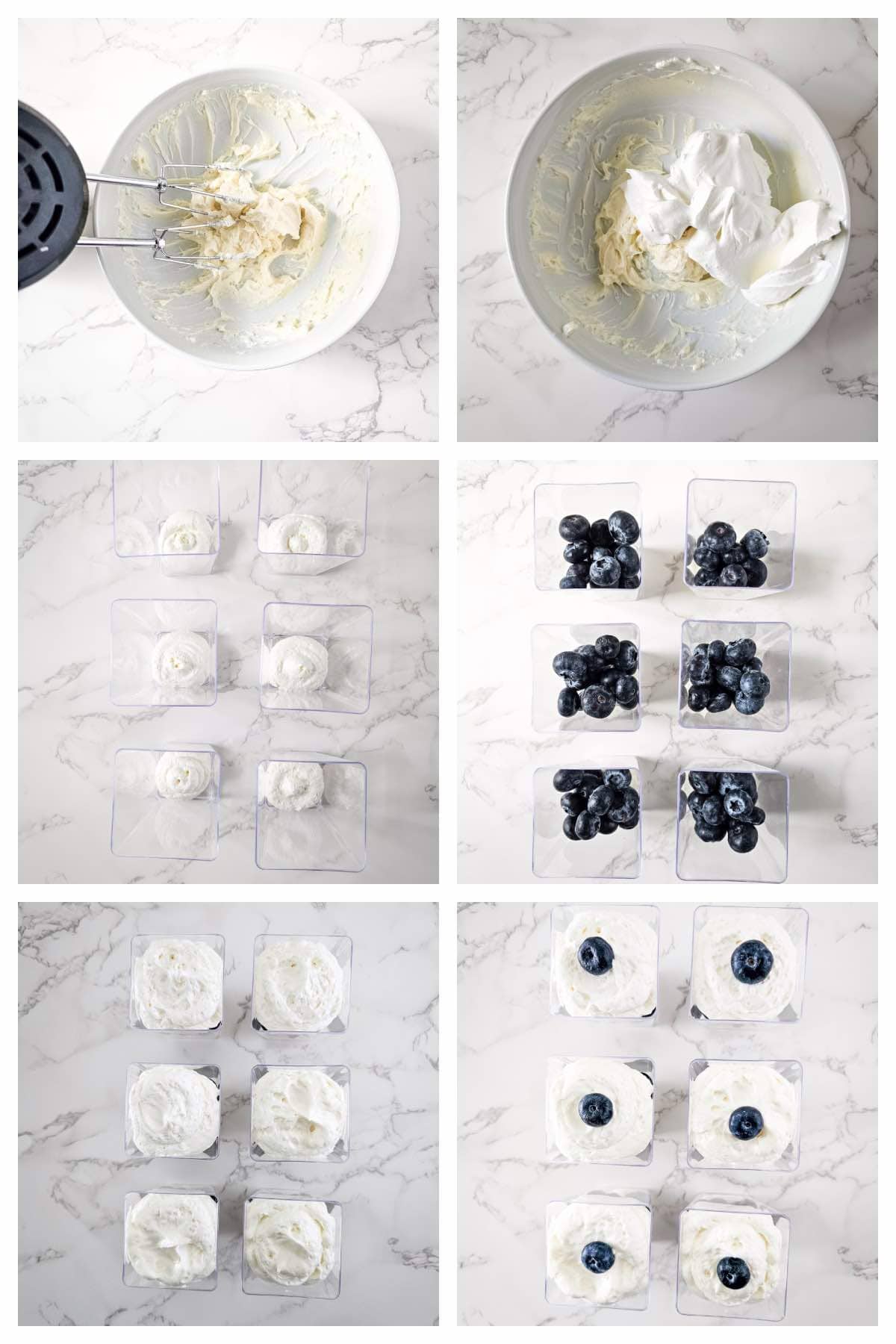 How to make blueberry parfait