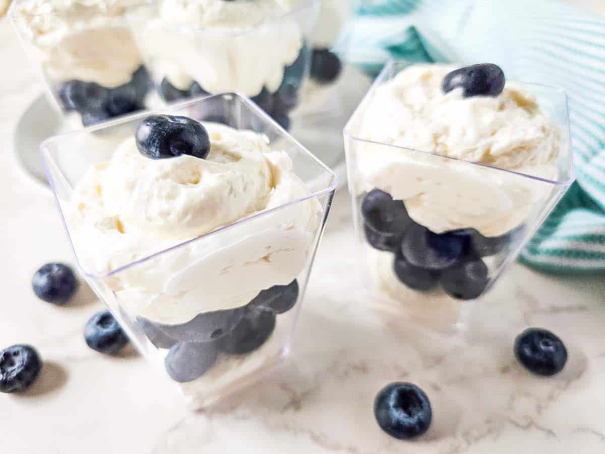 Lemon Blueberry Cheesecake Parfaits