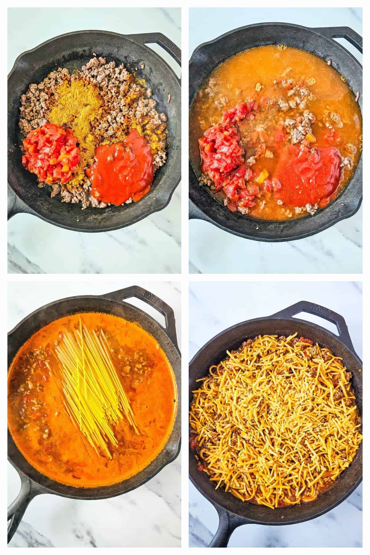 How to make taco spaghetti