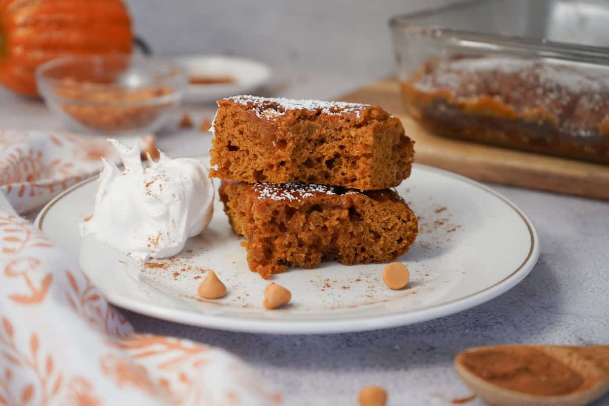 Butterscotch pumpkin bars