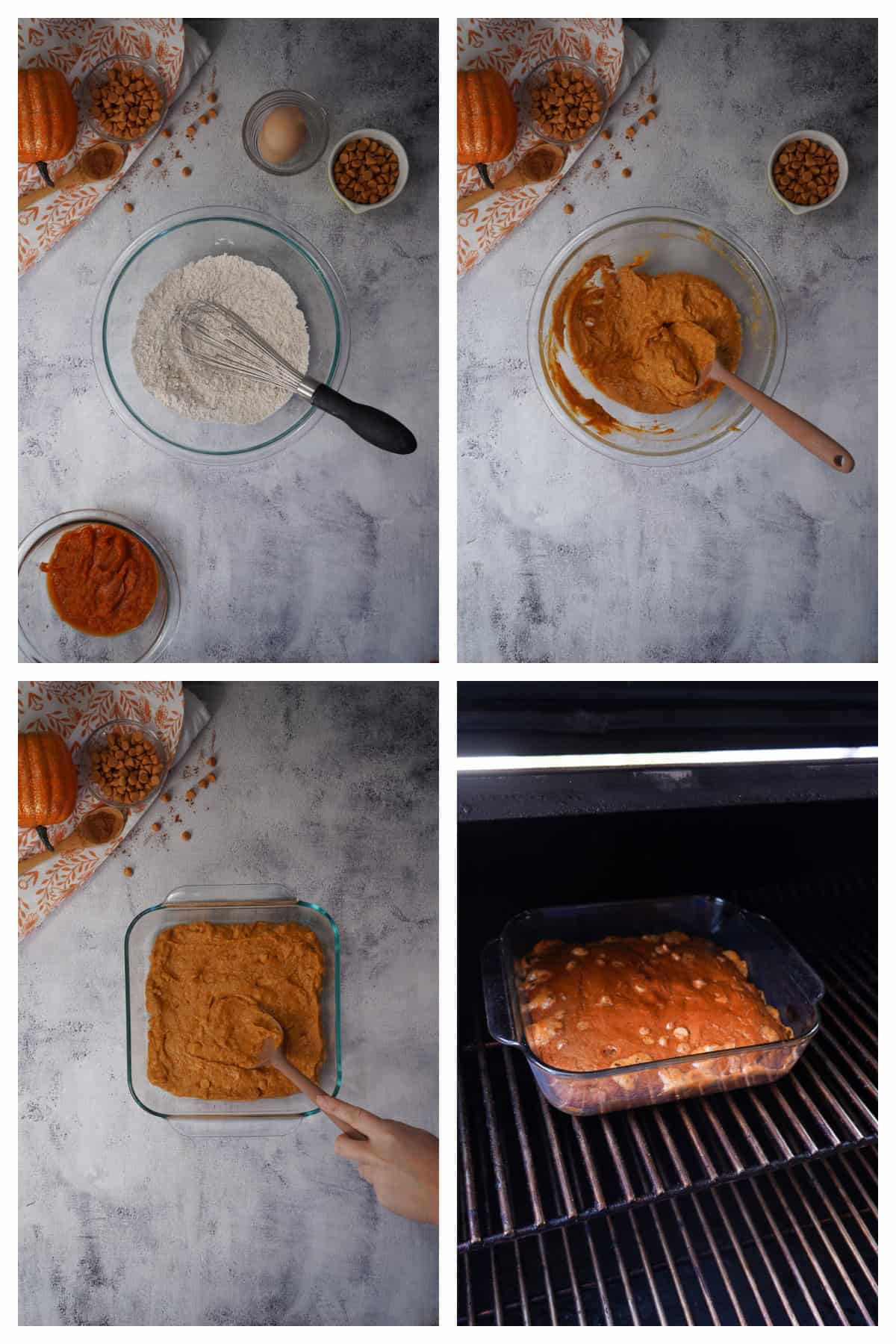 How to make smoked pumpkin bars