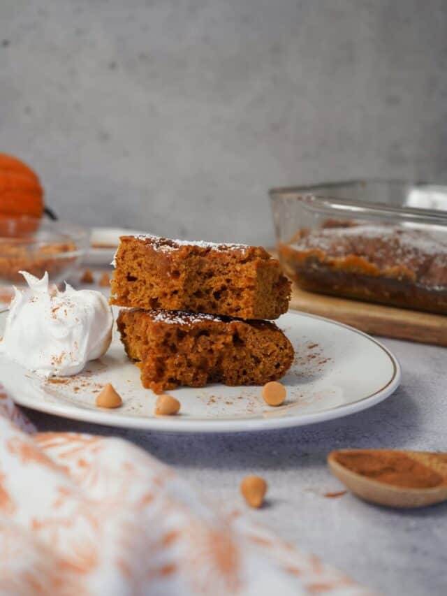 Smoked Butterscotch Pumpkin Bars
