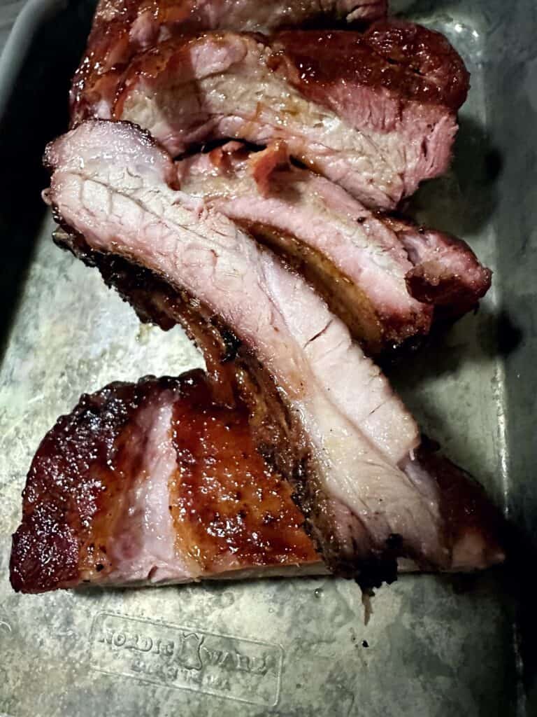 Straight Forward Smoked Ribs - Stef's Eats and Sweets