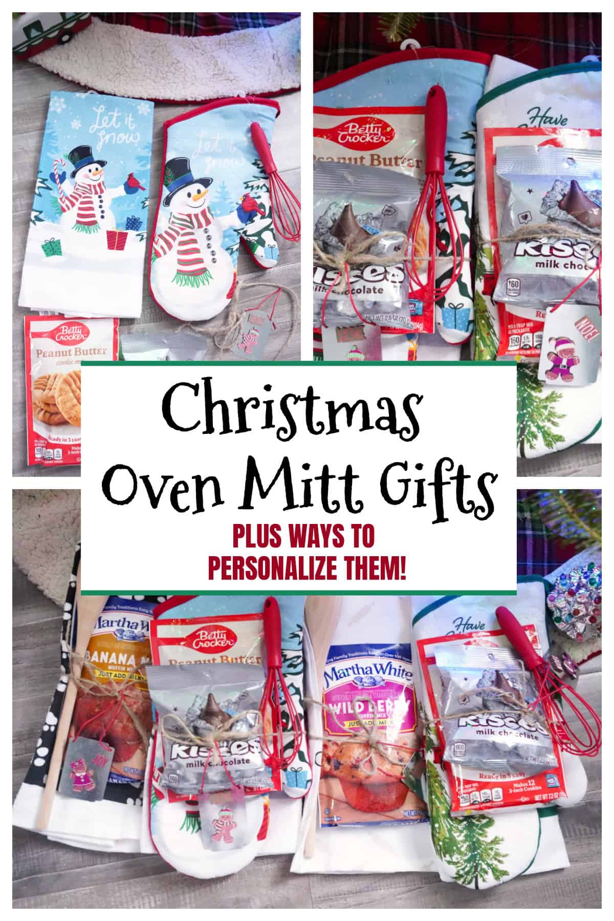 Christmas Oven Mitt Gifts pin