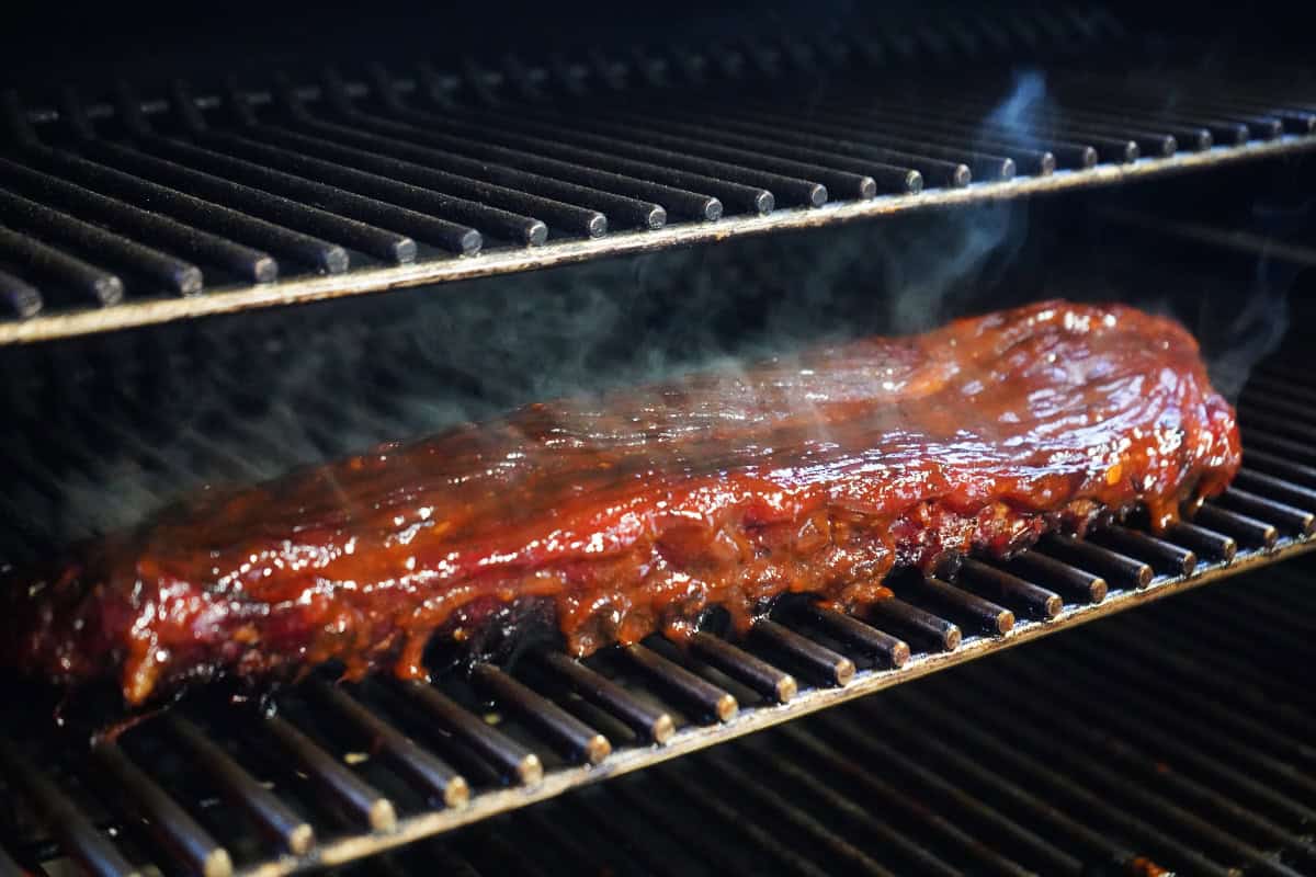 Straight up smoked ribs