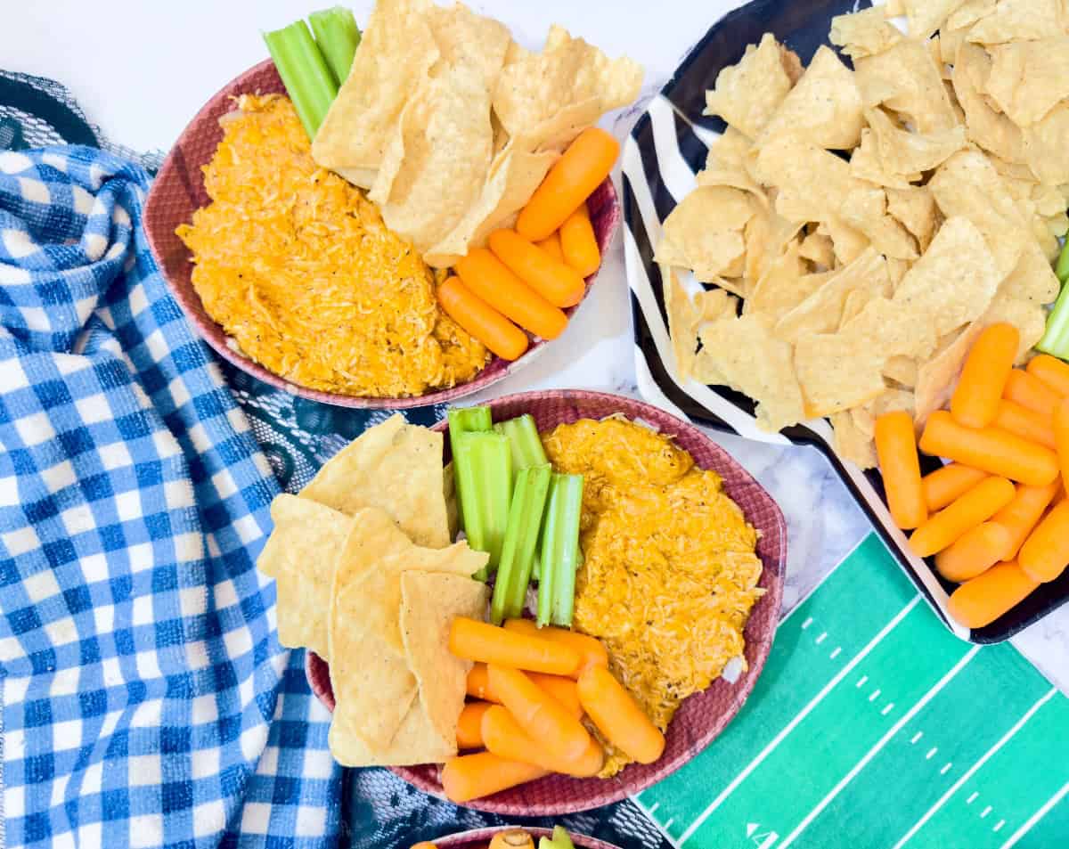 Game Day Buffalo chicken dip