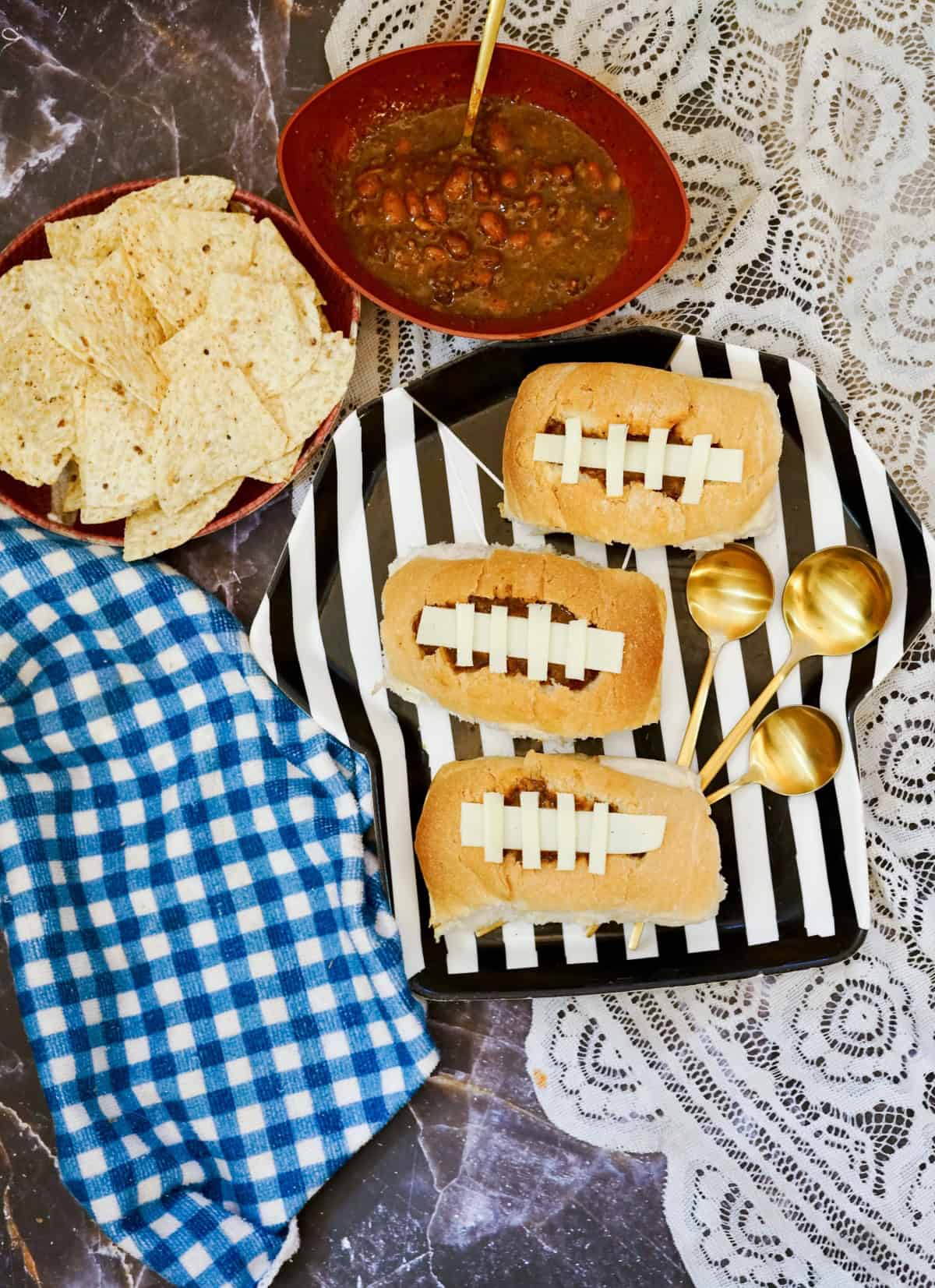 football chili bowls