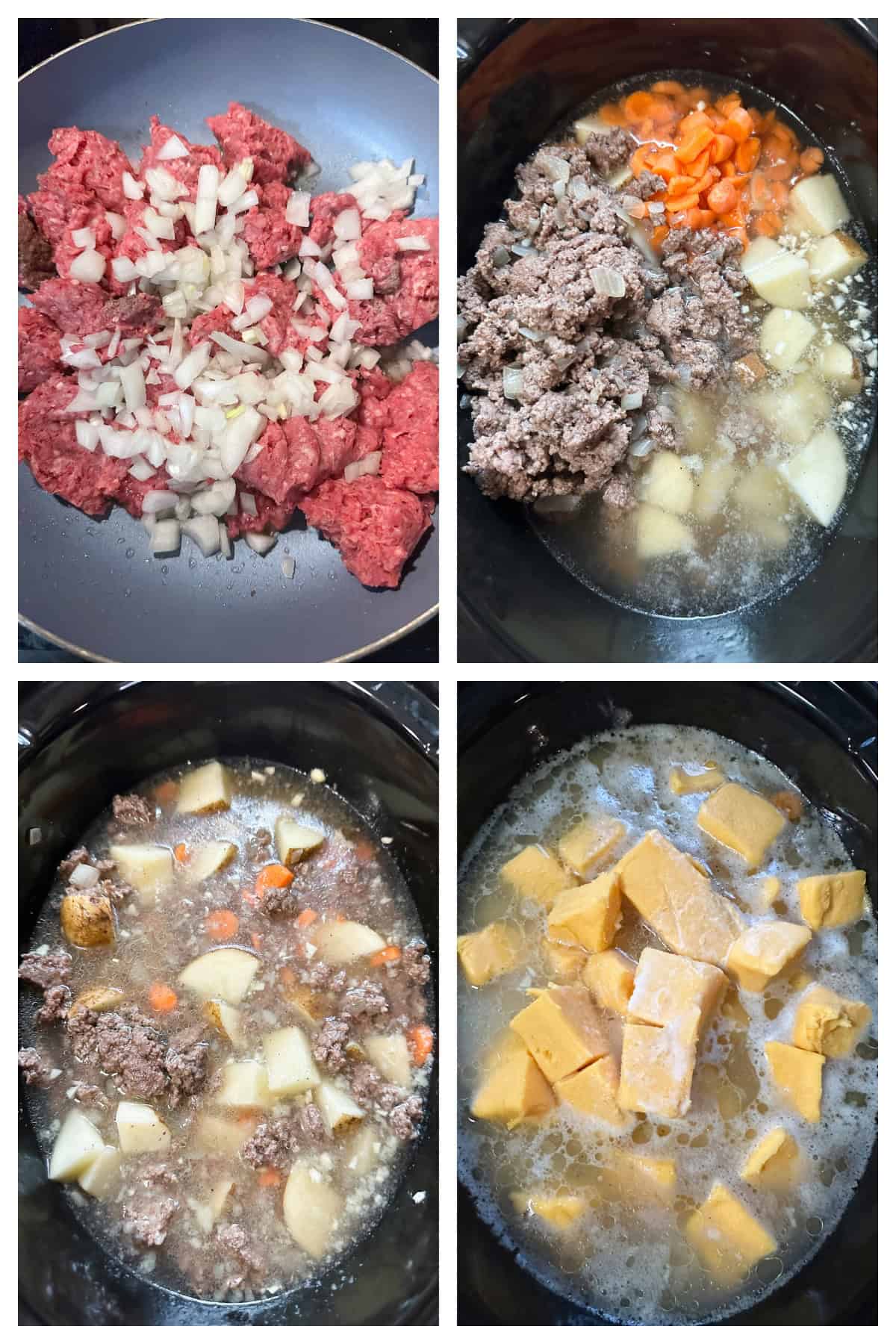 how to make slow cooker beef and potato soup 