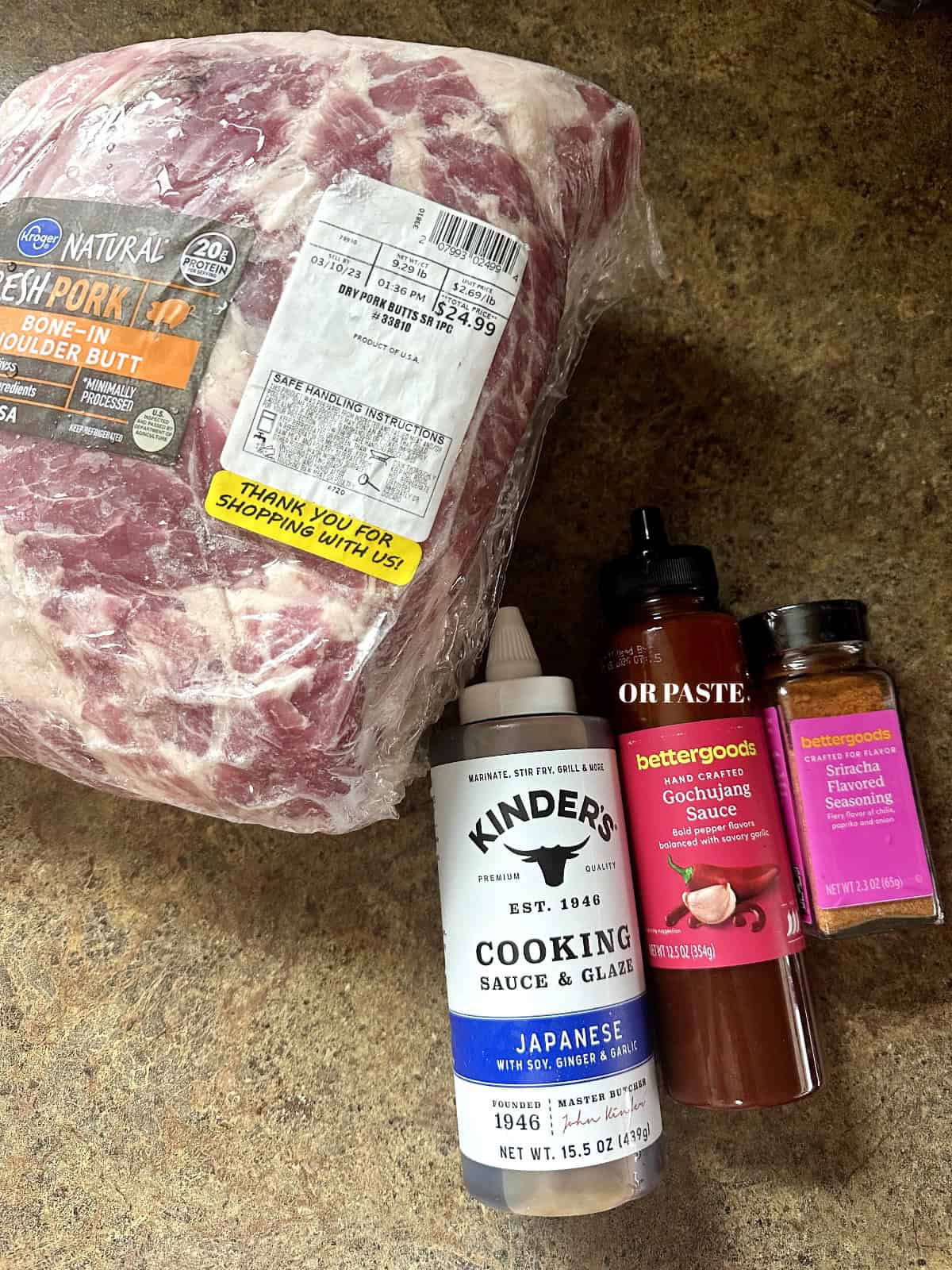 pork shoulder ingredients