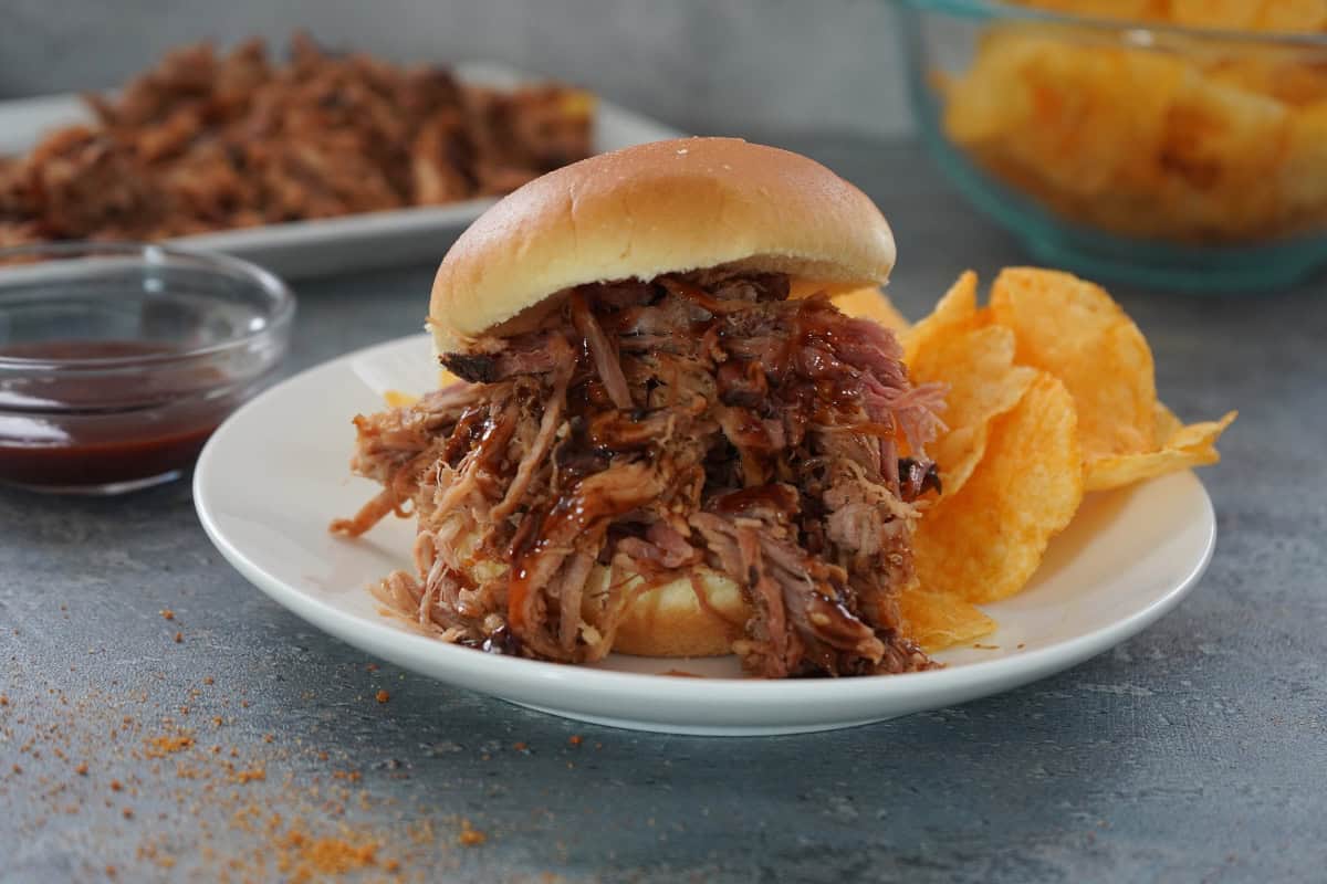 pulled pork sandwich