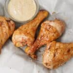 Juicy smoked chicken legs